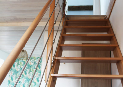 Montée escalier duplex - La Forge aux Hirondelles - Gîte "Chez Pierre & Germaine" | 73240